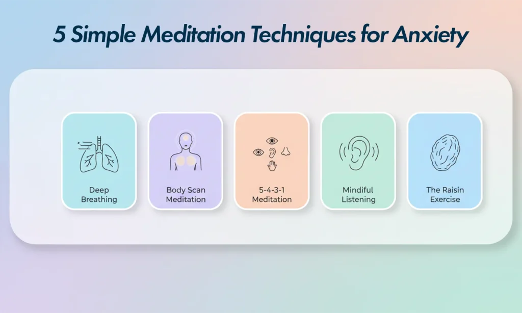 meditation techniques for anxiety
