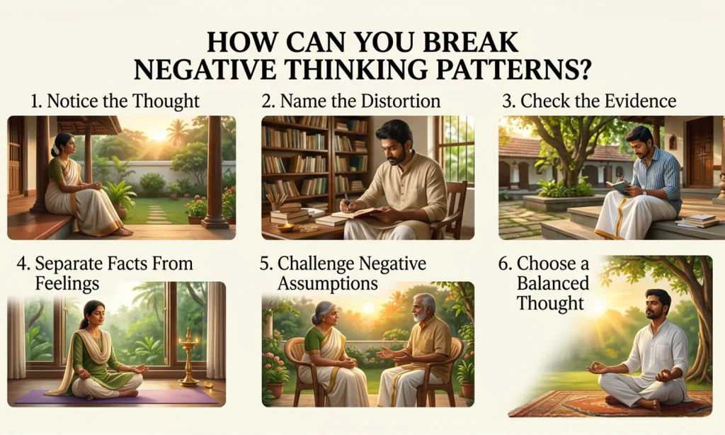 steps to break negative thinking patterns 